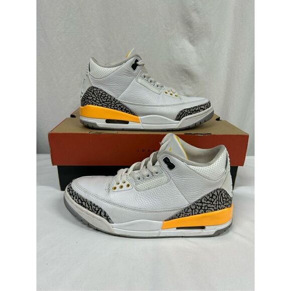 Size 9 womens 7.5 mens‎  - Jordan 3 Retro Laser Orange 2020 - Picture 1 of 6